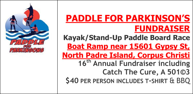 Paddle for Parkinson's Fundraiser | Kayak/Stand-up Paddle Board Race | Saturday, September 2nd 9:00am